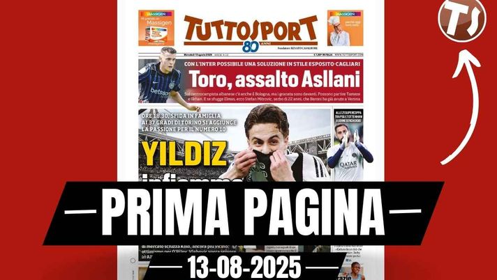 Prima pagina Tuttosport: 'Donnarumma: 'Deluso, qualcuno ha deciso per me''
