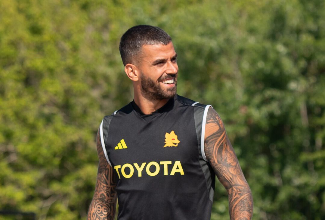 Roma, allenamento mattutino a Trigoria in vista dell’Hellas Verona – FOTO GALLERY - immagine 26