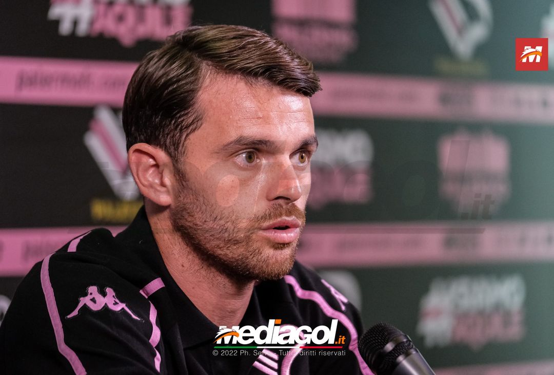 FOTO RITIRO PALERMO, Matteo Brunori in conferenza stampa (Gallery) - immagine 27