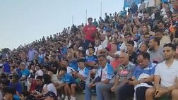 Napoli-Brest: applausi dei tifosi all’ingresso in campo degli azzurri