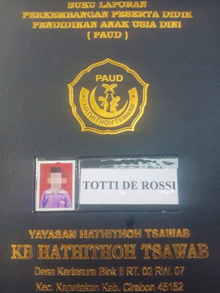 Roma, amore senza confini di un tifoso indonesiano: chiama il figlio “Totti De Rossi” - immagine 1