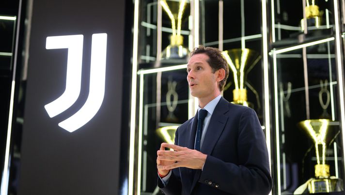 TURIN, ITALY - OCTOBER 9: John Elkann during the Trophies Temple Opening at Jmuseum on October 9, 2023 in Turin, Italy. (Photo by Daniele Badolato - Juventus FC/Juventus FC via Getty Images) Elkann