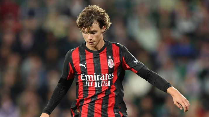 Christian Comotto centrocampista AC Milan in prestito allo Spezia in questa stagione