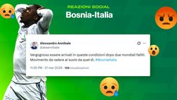 Niente Mondiali, Italia eliminata dalla Bosnia: sui social rabbia e frustrazione