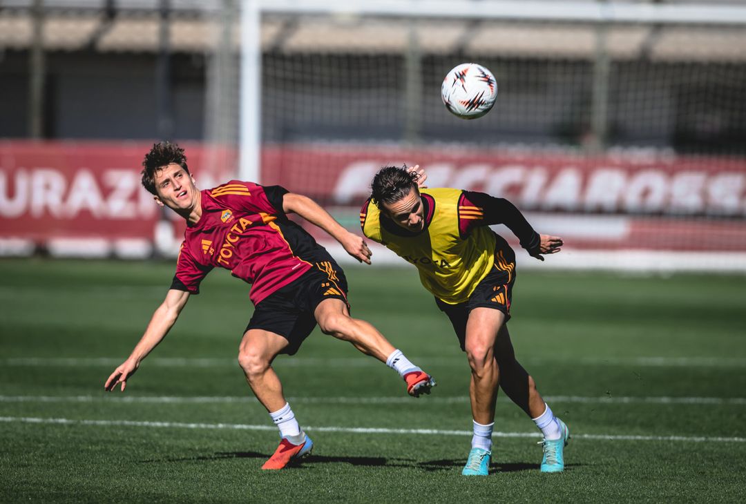 Trigoria, l’allenamento a due giorni da Rangers-Roma – FOTO GALLERY - immagine 29