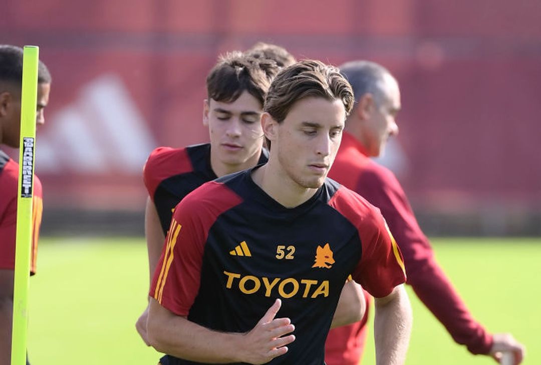 Roma, l’allenamento alla vigilia del match con lo Slavia Praga – FOTO GALLERY - immagine 42