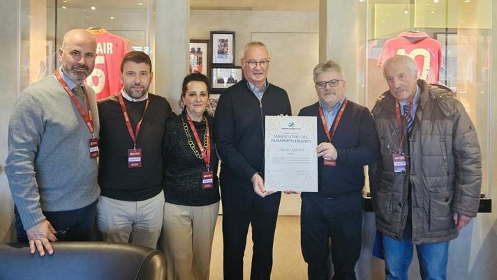 Trigoria, la Fondazione Polito nomina Ranieri Ambasciatore del Passaporto Ematico Trigoria, la Fondazione Polito nomina Ranieri Ambasciatore del Passaporto Ematico - immagine 1
