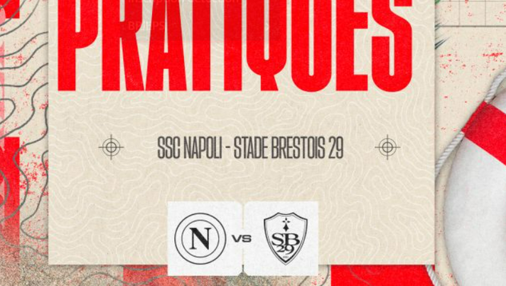 Il Brest presenta l’amichevole col Napoli: “Club storico anche se non sarà in Europa” - immagine 1