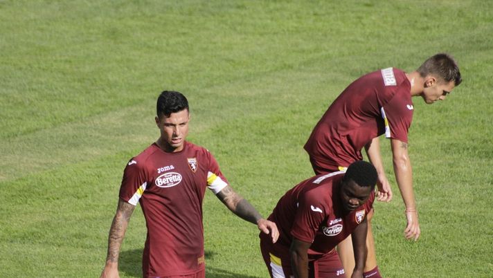 Izzo in allenamento a Bormio Izzo