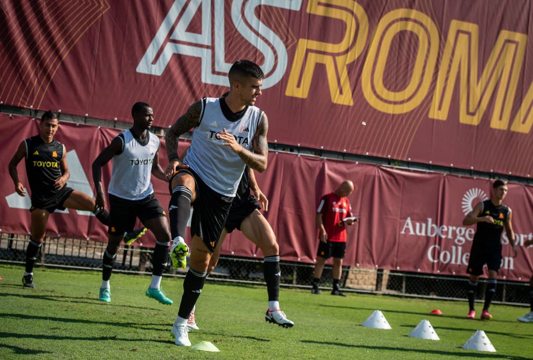Roma, allenamento mattutino a Trigoria in vista dell’Hellas Verona – FOTO GALLERY - immagine 43