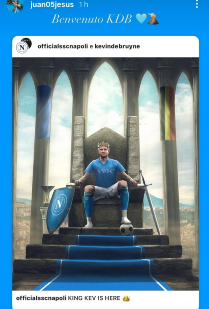 Il benvenuto degli azzurri a Kevin De Bruyne – LA FOTOGALLERY - immagine 5