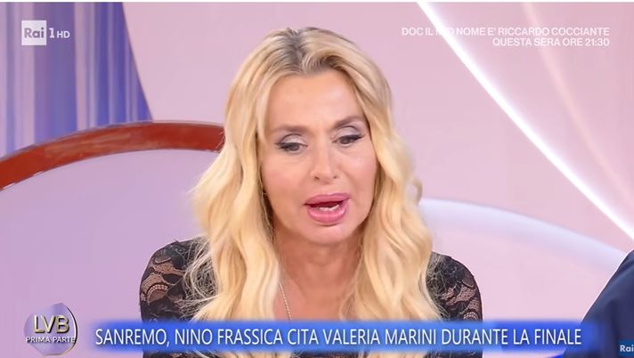 Valeria Marini in lacrime a La volta buona: “Frassica mi ha offesa”. Ed esce dallo studio - immagine 1