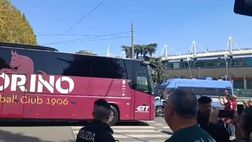 Video – Torino-Lecce: l’arrivo del pullman granata allo stadio