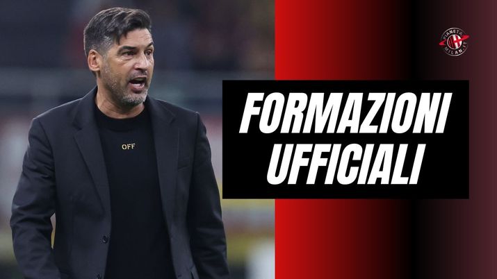 Formazioni ufficiali Milan-Udinese Serie A 2024-2025
