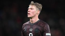 Napoli, buone notizie su Hojlund in nazionale: gioca dal 1′ in Scozia-Danimarca