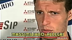 La carriera di Allegri da giocatore: ma al microfono era già allenatore