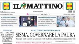 PRIMA PAGINA IL MATTINO OGGI: “Napoli, non ci resta che Conte”