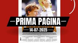Prima pagina Tuttosport: “Sinner signore di Wimbledon: leggenda”