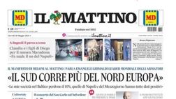 PRIMA PAGINA IL MATTINO OGGI: “Claudia e i figli di Diego per il museo Maradona”