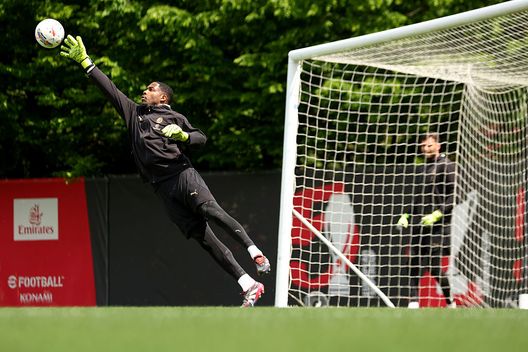 (Photo by Giuseppe Cottini/AC Milan via Getty Images) Oggi a Milanello