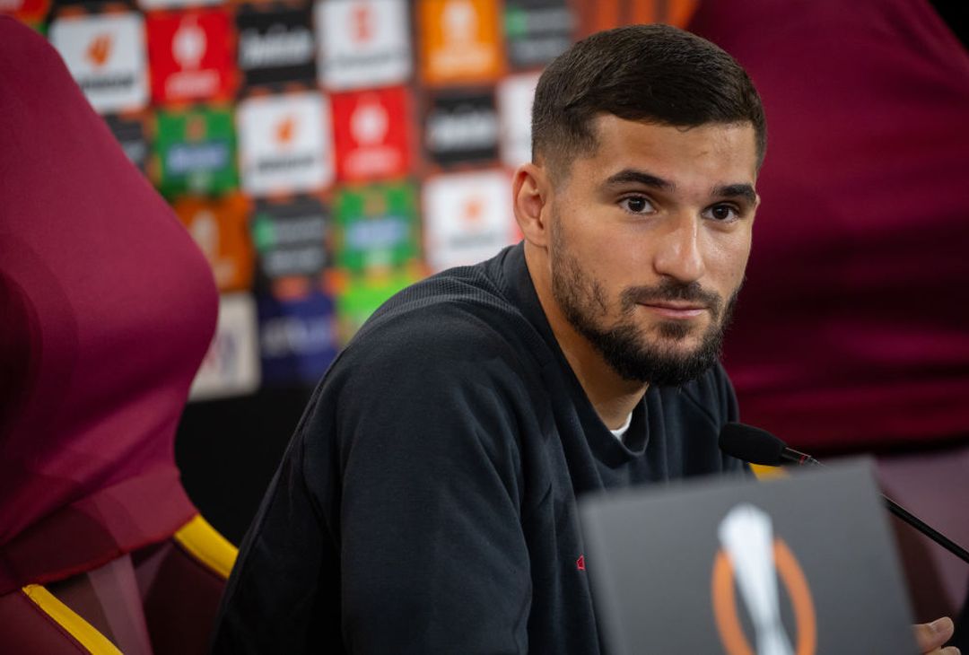 Roma-Sheriff, la conferenza stampa di Mourinho e Aouar – FOTO GALLERY - immagine 4