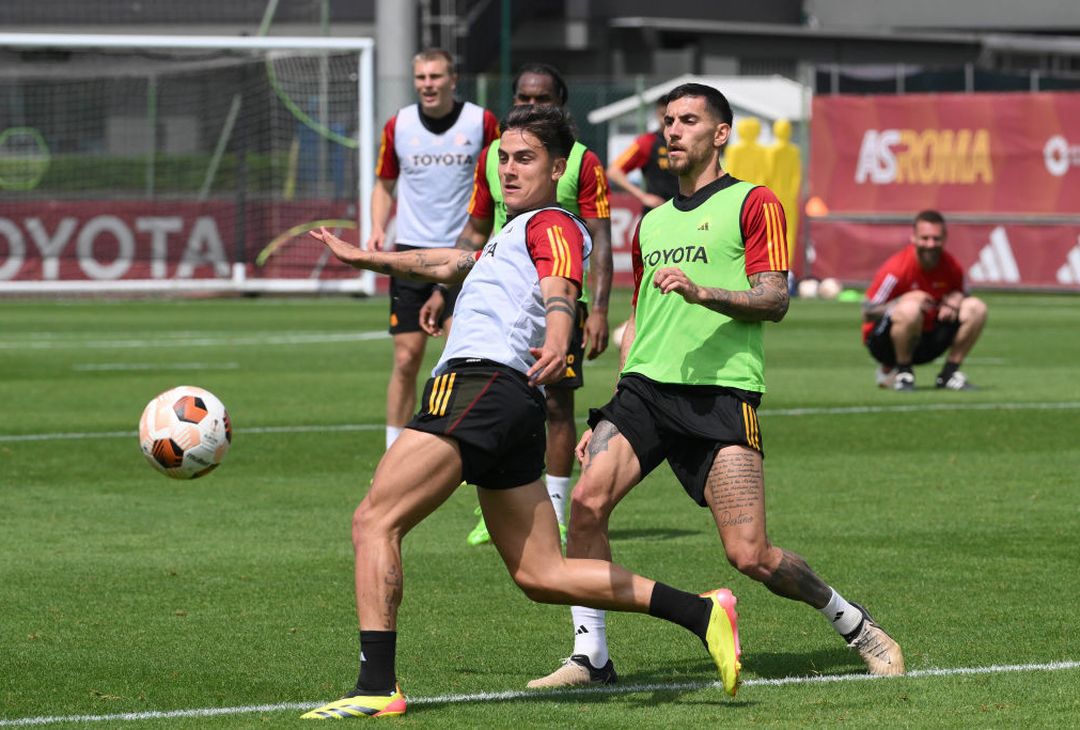 Roma, allenamento a Trigoria in vista del Milan: c’è Azmoun – FOTO GALLERY - immagine 4