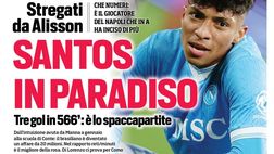 Prime pagine giornali sportivi oggi: il Napoli sui media