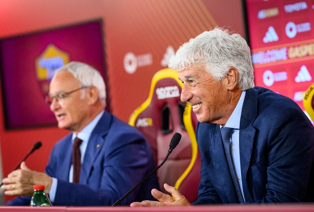 Trigoria, la conferenza stampa di Gasperini e Ranieri – FOTO GALLERY - immagine 17