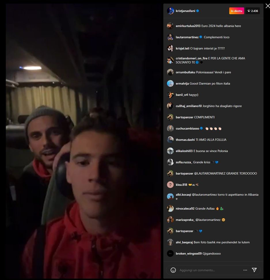 L’Albania di Asllani qualificata a Euro2024, arrivano i complimenti di Lautaro- immagine 2