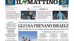 PRIMA PAGINA IL MATTINO OGGI: “Pressione scudetto? Cca nisciuno è fesso”