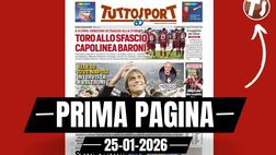 Prima pagina Tuttosport, Allegri mai dire Scudetto: “Zitti e Champions”