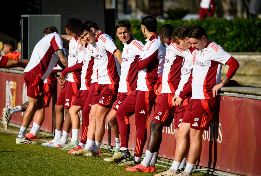 Roma, secondo allenamento dell’anno: Dovbyk torna in gruppo – FOTO GALLERY - immagine 19