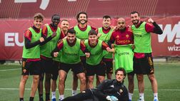 Trigoria, la ripresa in vista dell’Atalanta: out Mancini, Wesley e Koné – VIDEO