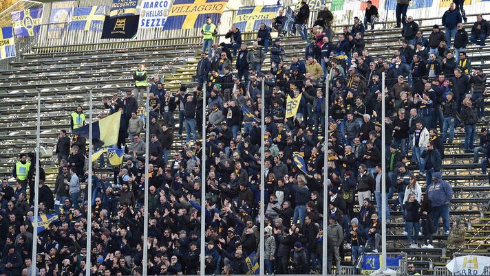 Frosinone-Verona, in 400 i tifosi gialloblù allo Stirpe Frosinone-Verona, in 400 i tifosi gialloblù allo Stirpe - immagine 1