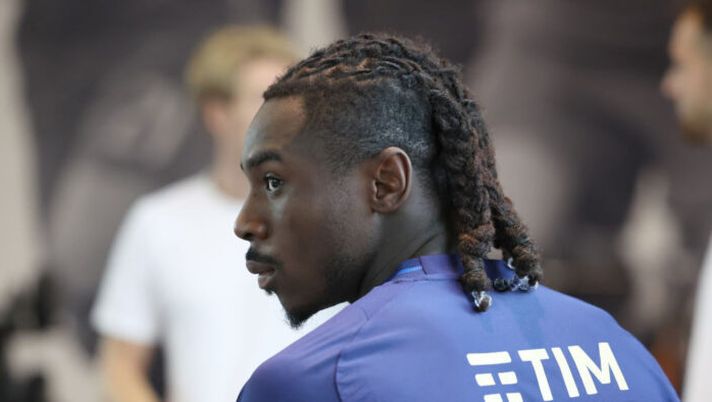 FLORENCE, ITALY - SEPTEMBER 05: Moise Kean of Italy in action during the Italy training session at Centro Tecnico Federale di Coverciano on September 05, 2024 in Florence, Italy. (Photo by Claudio Villa/Getty Images) UFFICIALE – Nazionale, ecco la decisione sulla convocazione di Kean: il comunicato dopo lo stop - immagine 1