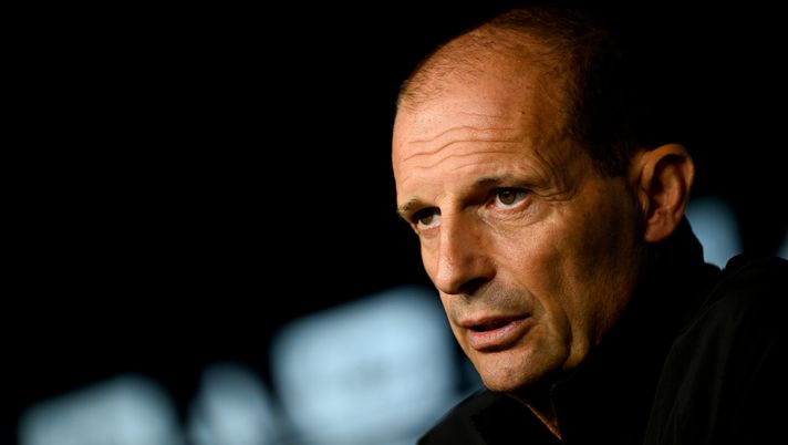 TURIN, ITALY - SEPTEMBER 22: Massimiliano Allegri of Juventus press conference at Allianz Stadium on September 22, 2023 in Turin, Italy. (Photo by Daniele Badolato - Juventus FC/Juventus FC via Getty Images)  Massimiliano Allegri, allenatore Milan
