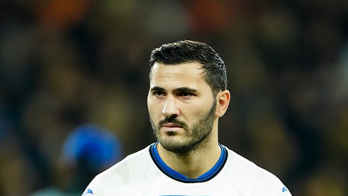 BERN, SWITZERLAND - NOVEMBER 26: Portrait of Sead Kolasinac of Atalanta during the UCL anthem prior the UEFA Champions League 2024/25 League Phase MD5 match between BSC Young Boys and Atalanta BC at Stadion Wankdorf on November 26, 2024 in Bern, Switzerland. (Photo by Daniela Porcelli/Getty Images) Kolasinac