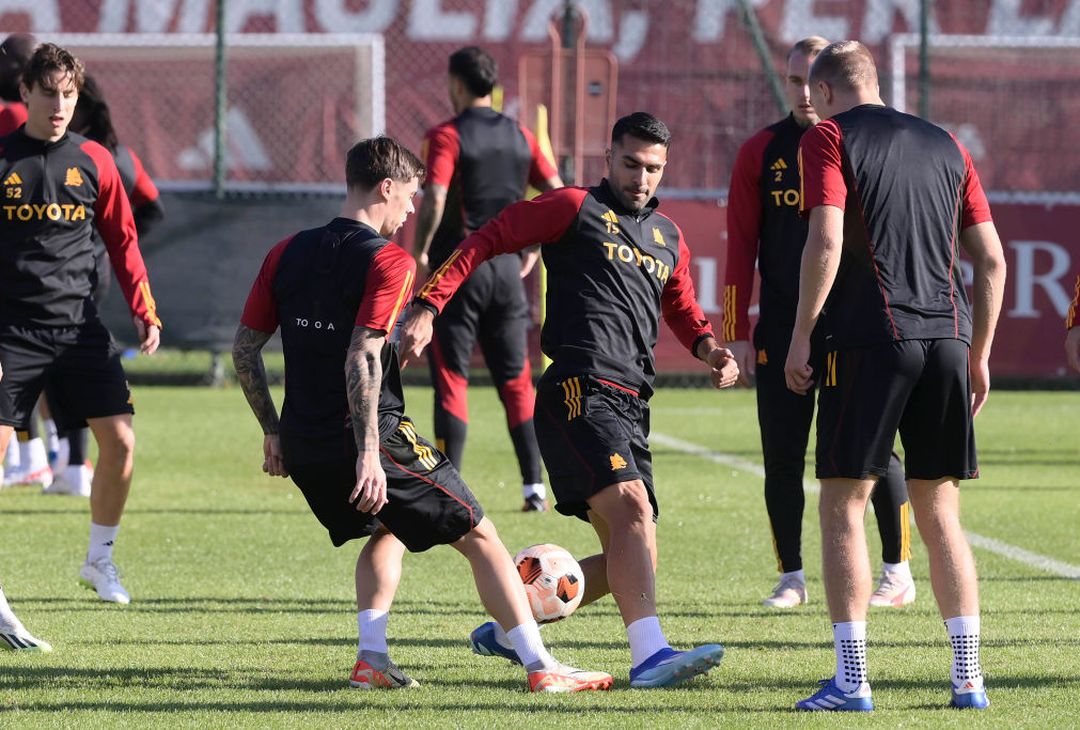 Roma, la rifinitura alla vigilia della sfida al Servette – FOTO GALLERY - immagine 9