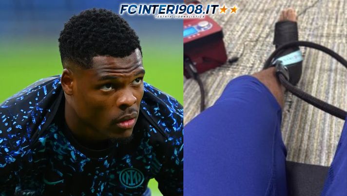 FCIN1908 / Dumfries operato alla caviglia, stop di oltre due mesi: i tempi di recupero FCIN1908 / Dumfries operato alla caviglia, stop di oltre due mesi: i tempi di recupero - immagine 1