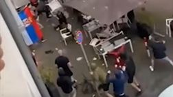 Video – scontri tra tifosi di Inghilterra e Serbia a Gelsenkirchen
