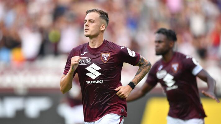 TURIN, ITALY - AUGUST 25: Samuele Ricci of Torino celebrates a goal during the Serie A match between Torino and Atalanta at Stadio Olimpico di Torino on August 25, 2024 in Turin, Italy. (Photo by Valerio Pennicino/Getty Images) INFORTUNI – Novità Ilic e Adzic! Ricci, Adams, CDK, Zappacosta, Zaniolo, Djimsiti, Ndoye, Morata… - immagine 1