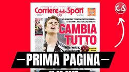 Prima pagina Corriere dello Sport: scudetto, Europa e salvezza. Che incroci