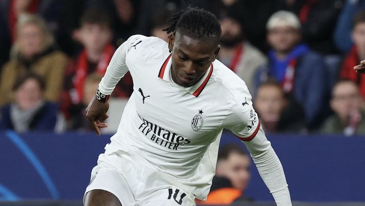 Rafael Leao AC Milan Bayer Leverkusen-Milan 1-0 Champions League 2024-2025