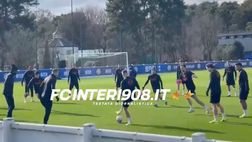 VIDEO / Inter, fastidio per Barella durante l’allenamento: eccolo in azione