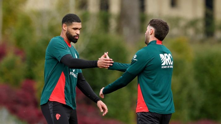 Ruben Loftus-Cheek e Santiago Gimenez, giocatori del Milan