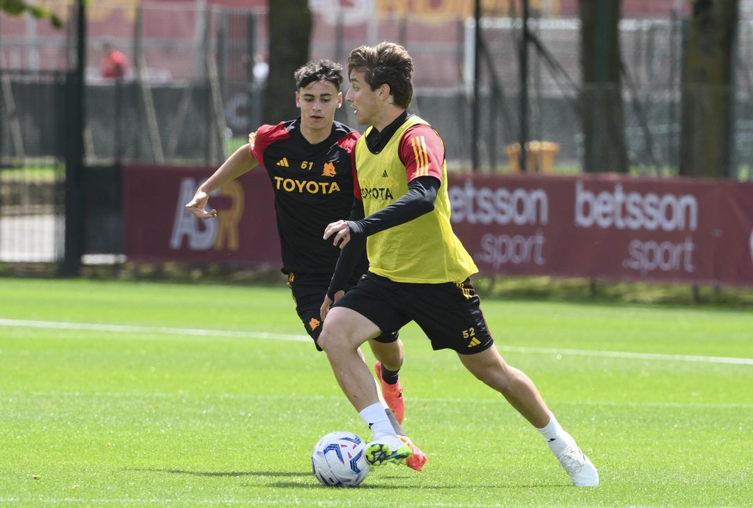 Verso Roma-Juventus: l’allenamento a Trigoria – FOTO GALLERY - immagine 2