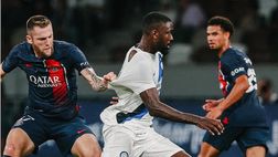 Thuram-Skriniar, contrasto in PSG-Inter. Tifosi scatenati contro Milan: “Tieni giù le mani”