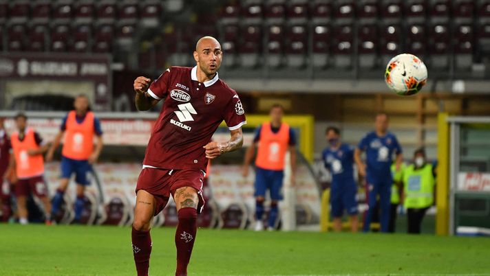 TURIN, ITALY - JULY 08: Simone Zaza of Torino FC scores a goal during the Serie A match between Torino FC and Brescia Calcio at Stadio Olimpico di Torino on July 8, 2020 in Turin, Italy. (Photo by Valerio Pennicino/Getty Images) Toro, il paradosso di Zaza: non convince appieno, ma per Longo è fondamentale - immagine 1