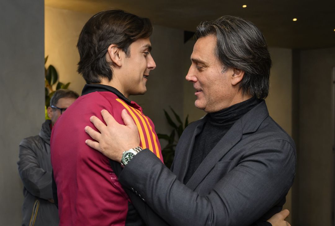 Trigoria, l’allenamento a -2 dal Panathinaikos e la visita di Montella – FOTO GALLERY - immagine 18