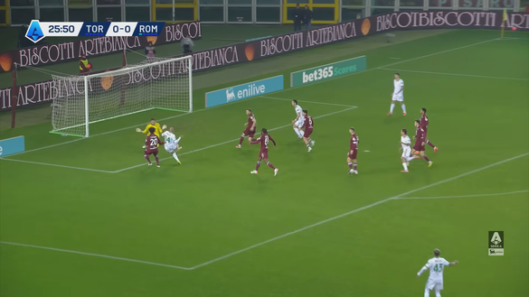 Torino-Roma 0-2, l’analisi dei gol: Tameze sbaglia l’intervento difensivo- immagine 4